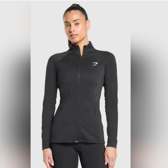 Gymshark Jackets & Blazers - Gymshark Large Black Women's Fitted Jacket